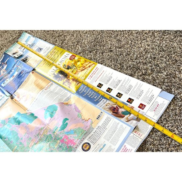2001 California Travel Ideas Map Official Tourism Fold Out Map - Picture 5 of 15